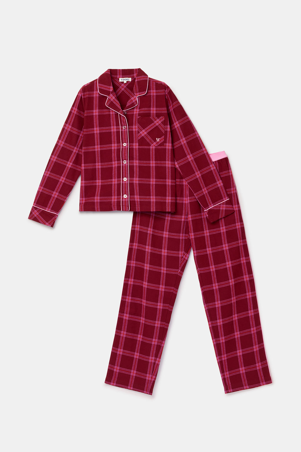 Pyjama's rood Woody