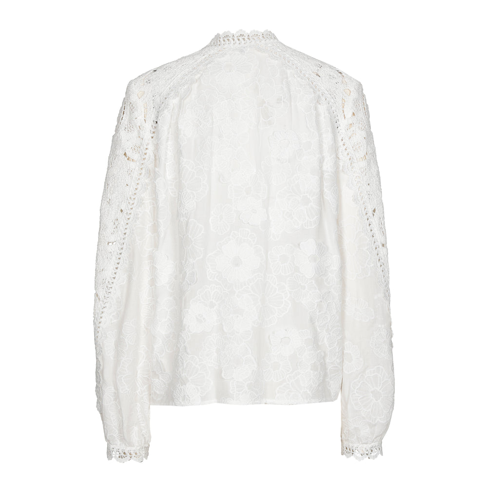 Blouses lange mouw beige Caroline Biss