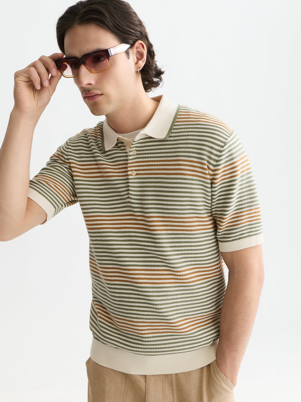 Polo's korte mouw groen Scotch & Soda