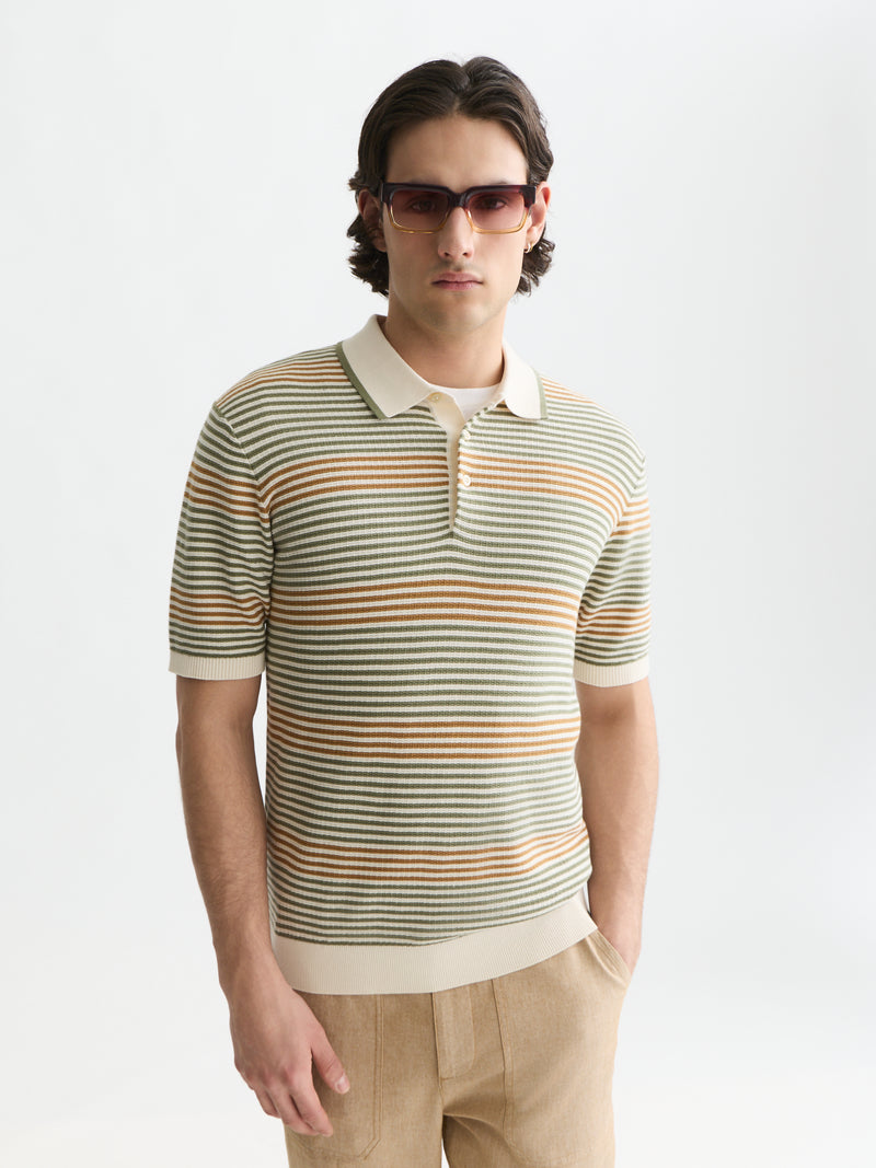 Polo's korte mouw groen Scotch & Soda