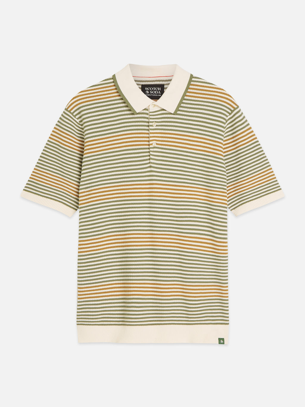 Polo's korte mouw groen Scotch & Soda
