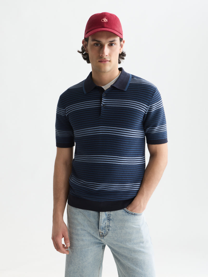 Polo's korte mouw blauw Scotch & Soda