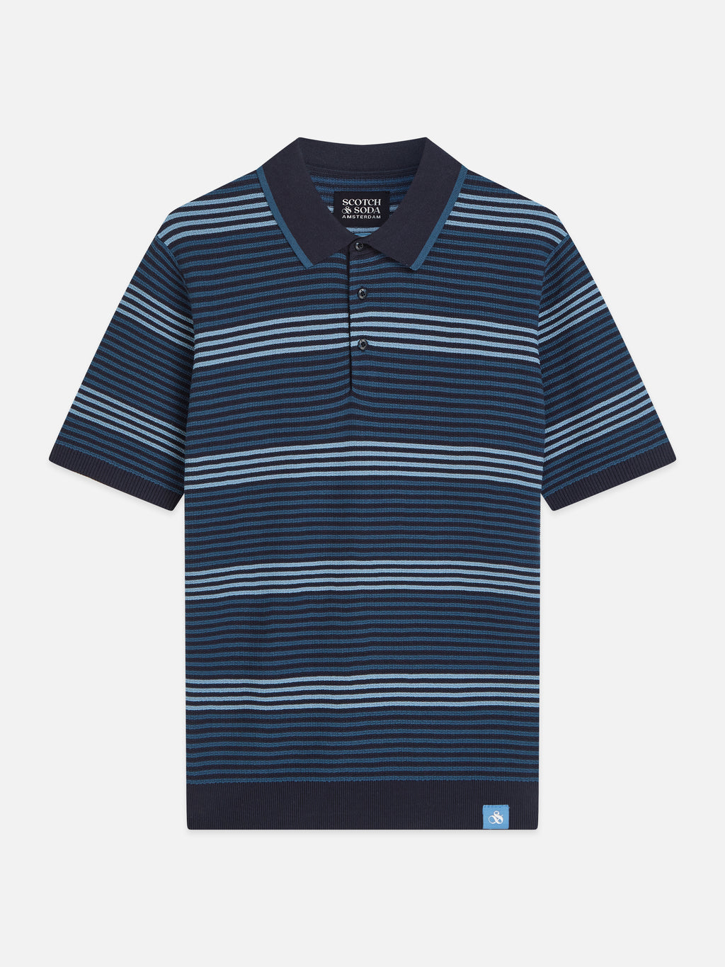 Polo's korte mouw blauw Scotch & Soda