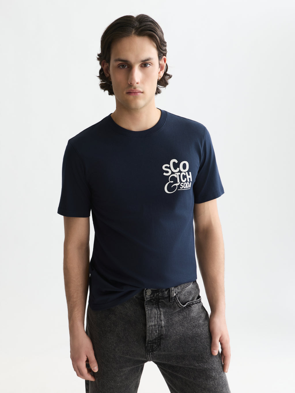 T-shirts korte mouw navy Scotch & Soda