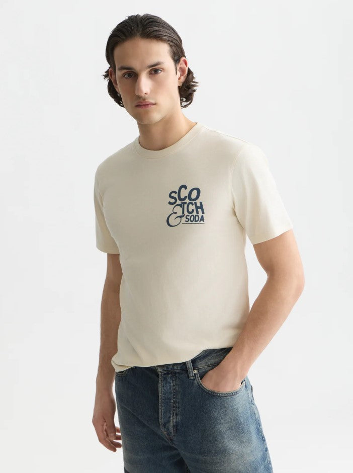 T-shirts korte mouw beige Scotch & Soda