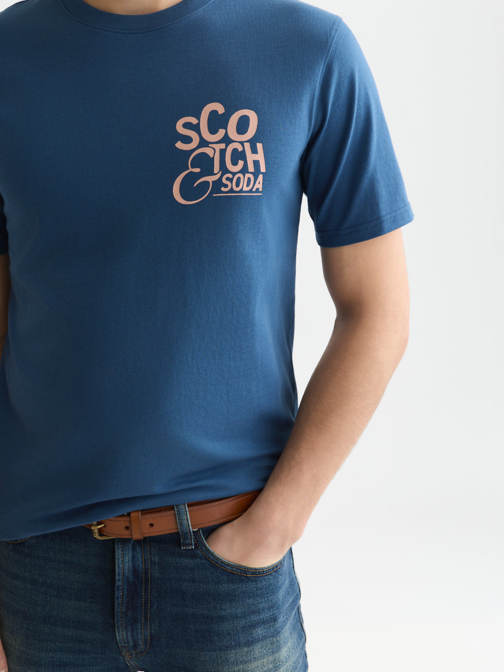 T-shirts korte mouw blauw Scotch & Soda
