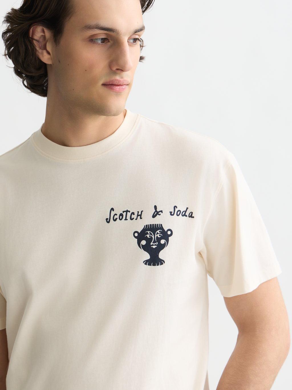 T-shirts korte mouw beige Scotch & Soda