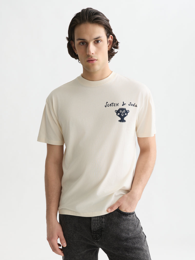 T-shirts korte mouw beige Scotch & Soda