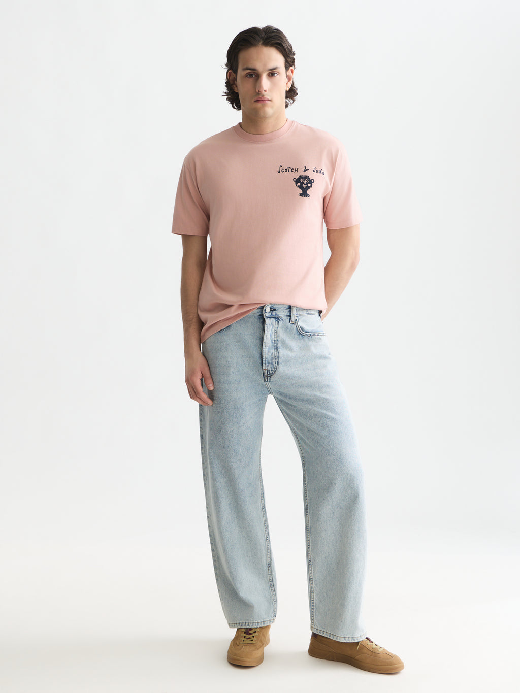 T-shirts korte mouw roze Scotch & Soda