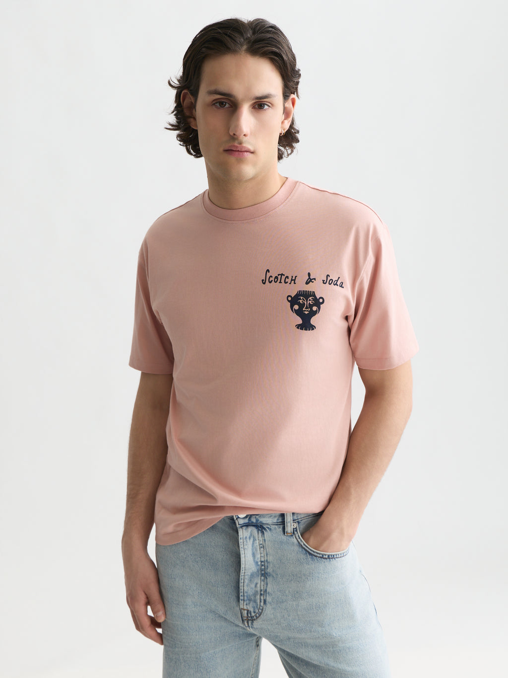 T-shirts korte mouw roze Scotch & Soda