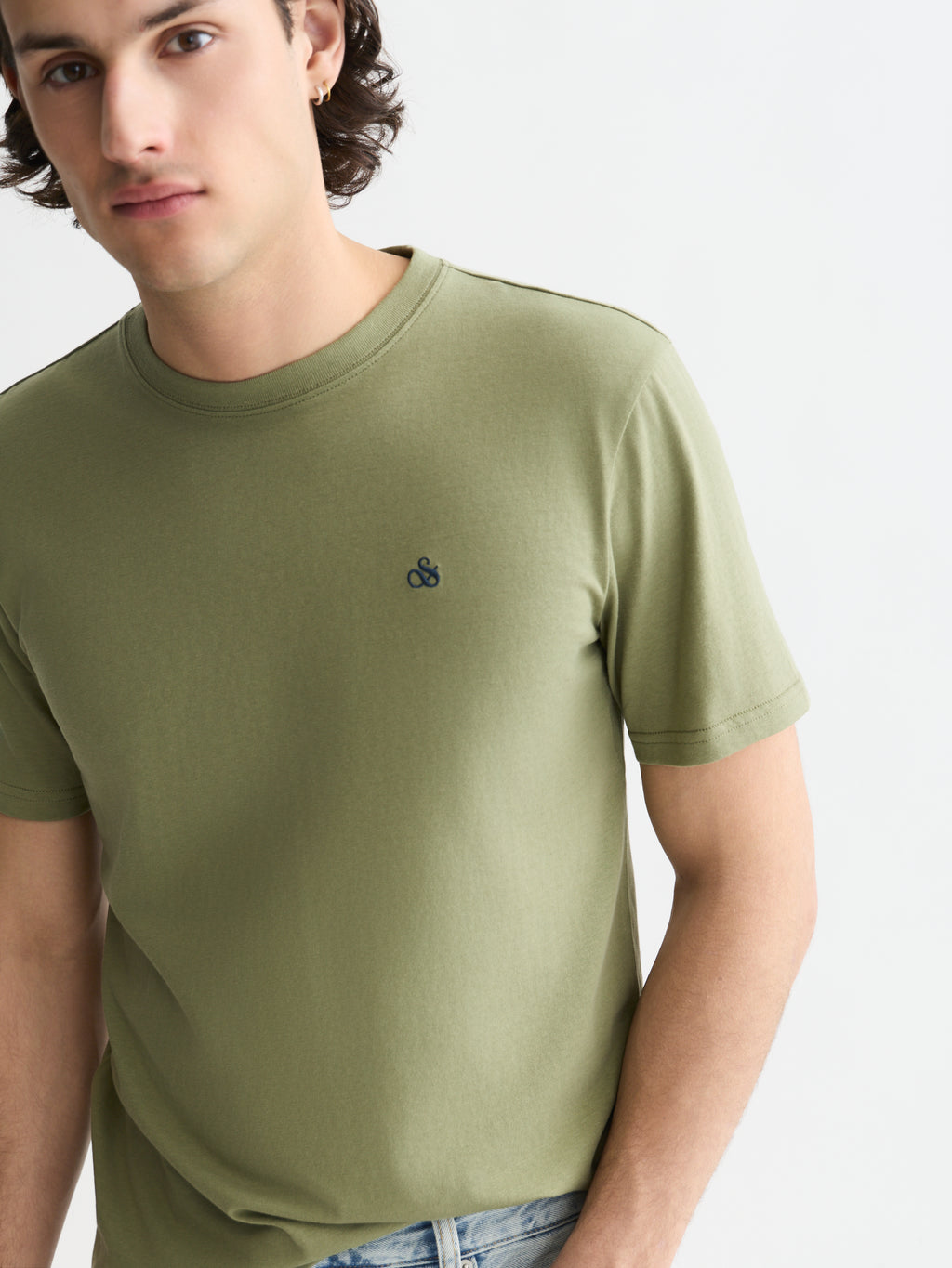 T-shirts korte mouw groen Scotch & Soda