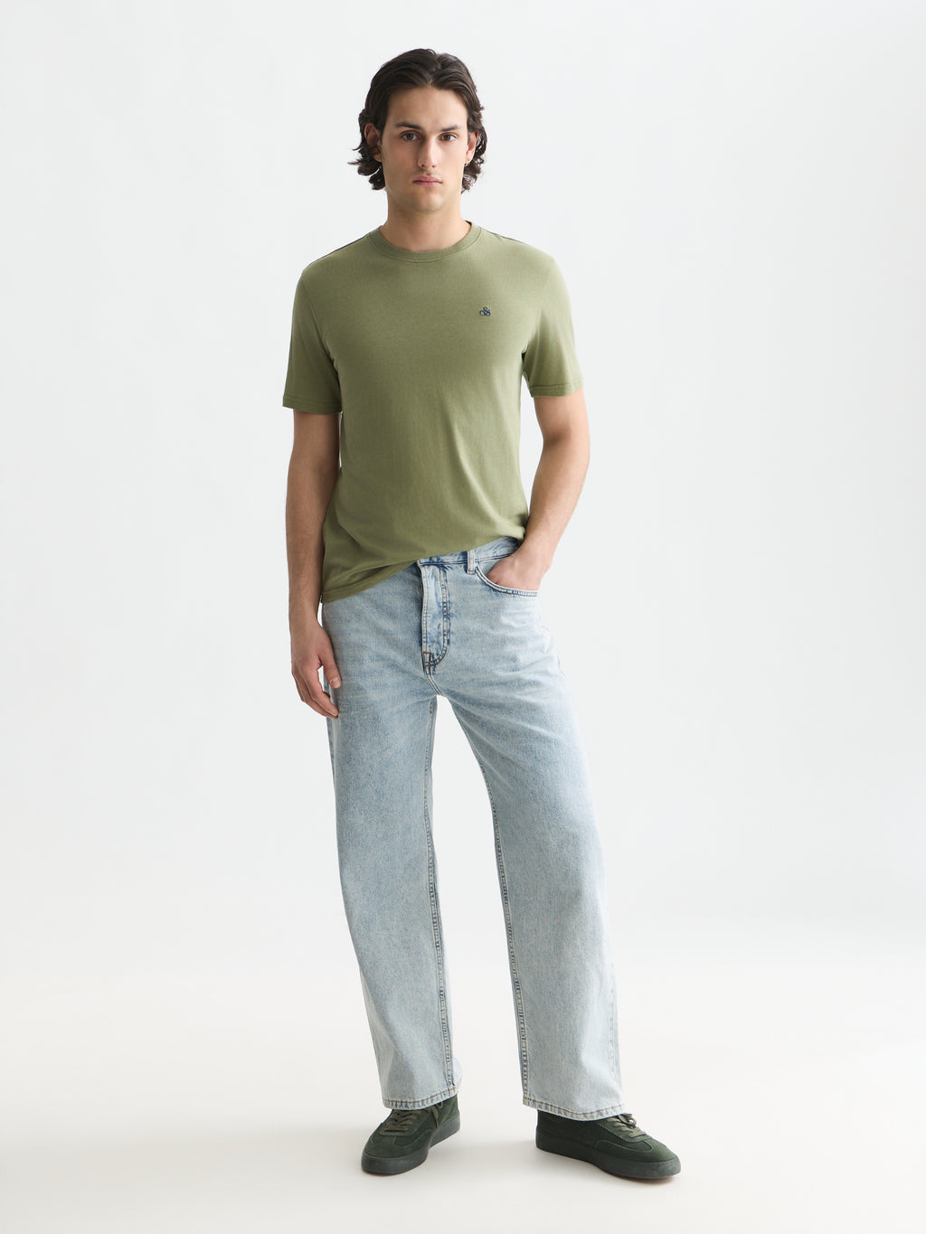 T-shirts korte mouw groen Scotch & Soda