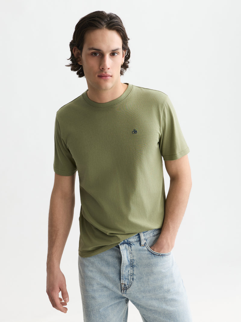 T-shirts korte mouw groen Scotch & Soda