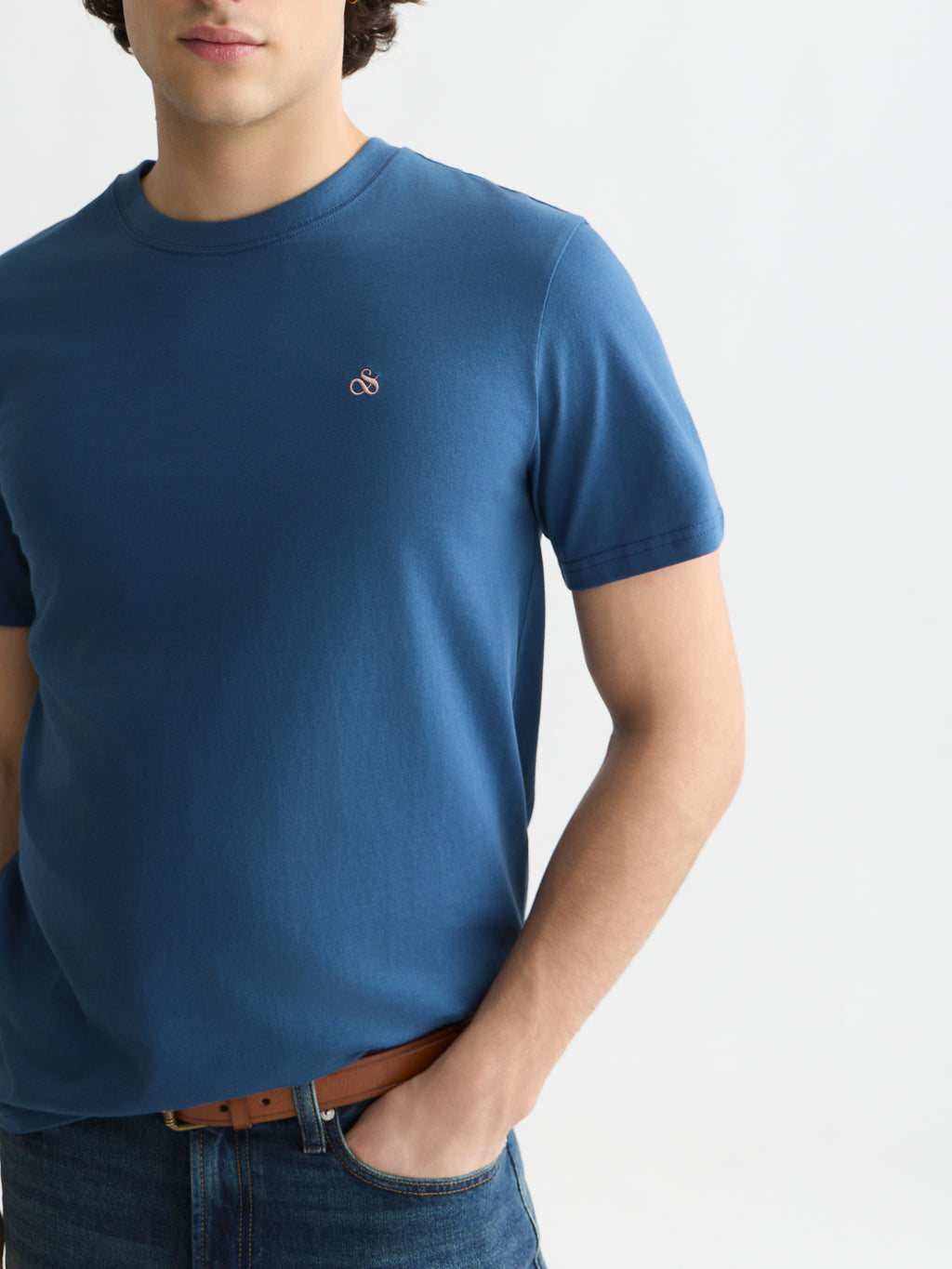 T-shirts korte mouw blauw Scotch & Soda