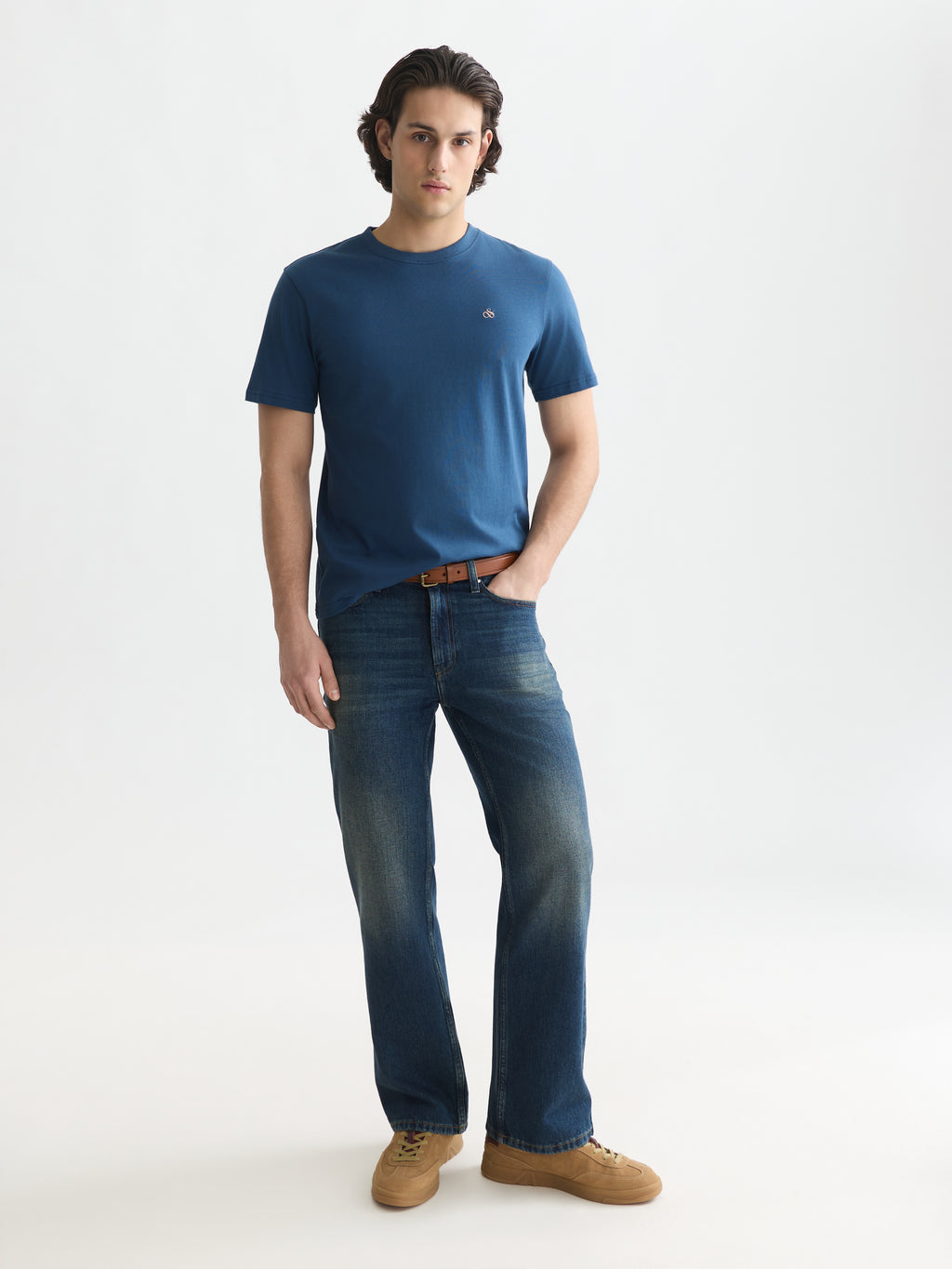 T-shirts korte mouw blauw Scotch & Soda