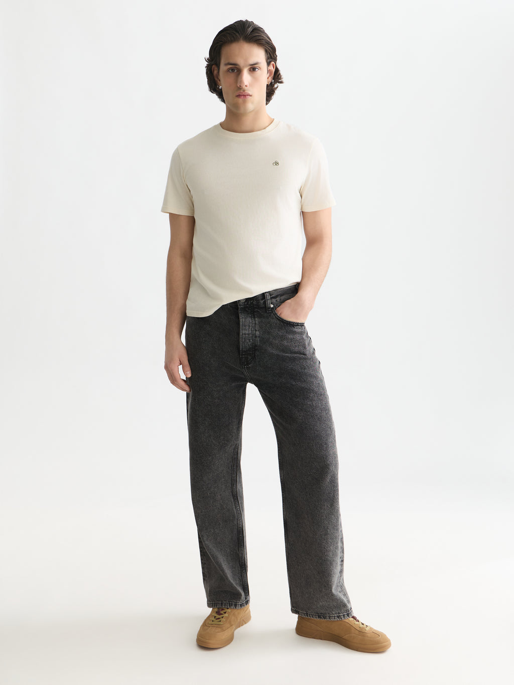 T-shirts korte mouw beige Scotch & Soda