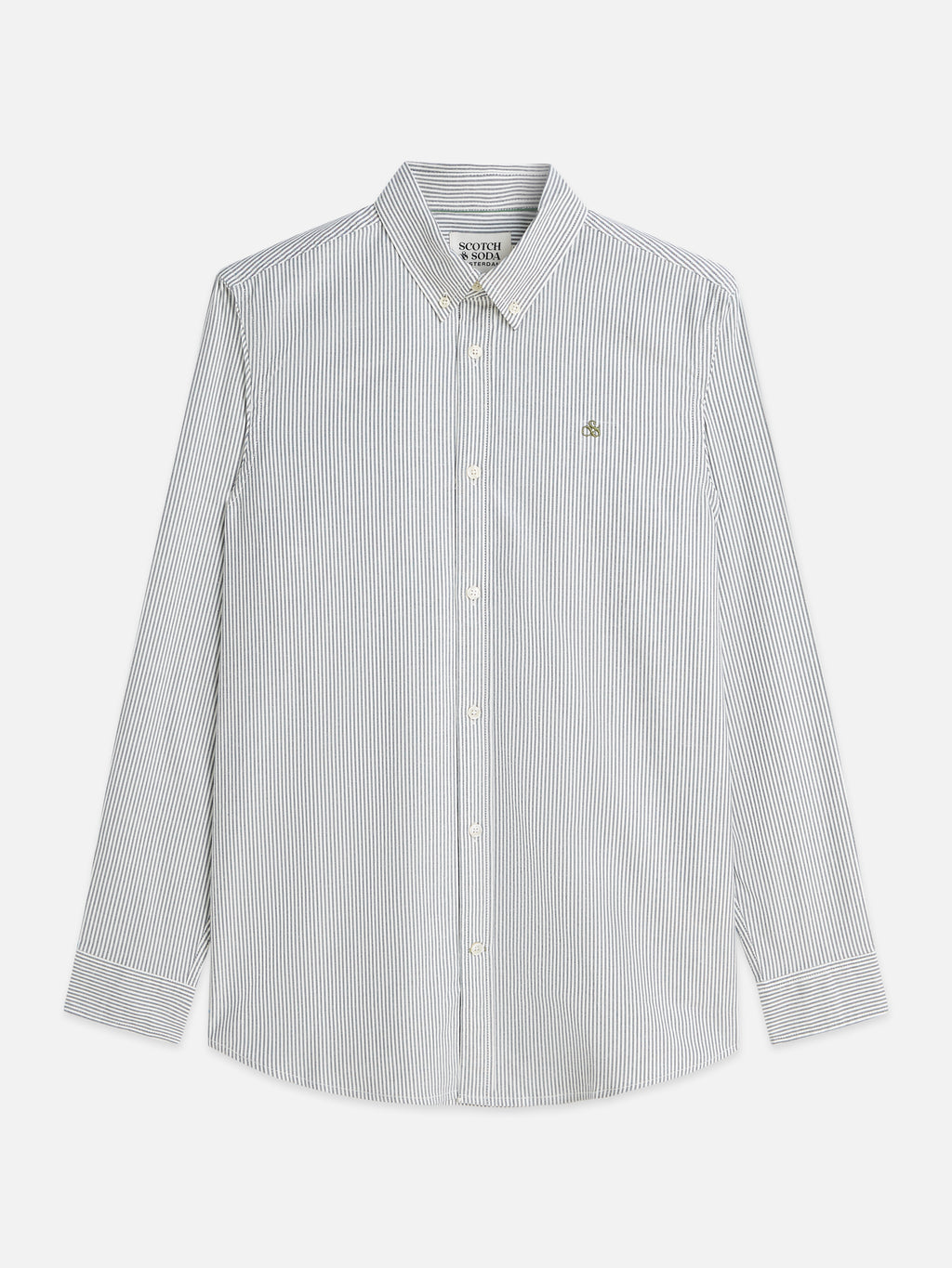Hemden lange mouw blauw Scotch & Soda