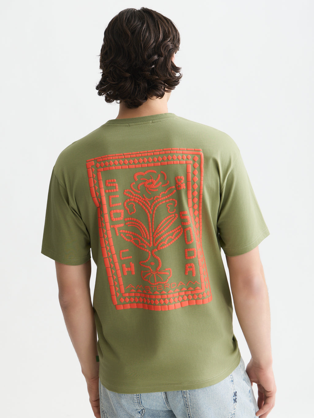 T-shirts korte mouw groen Scotch & Soda