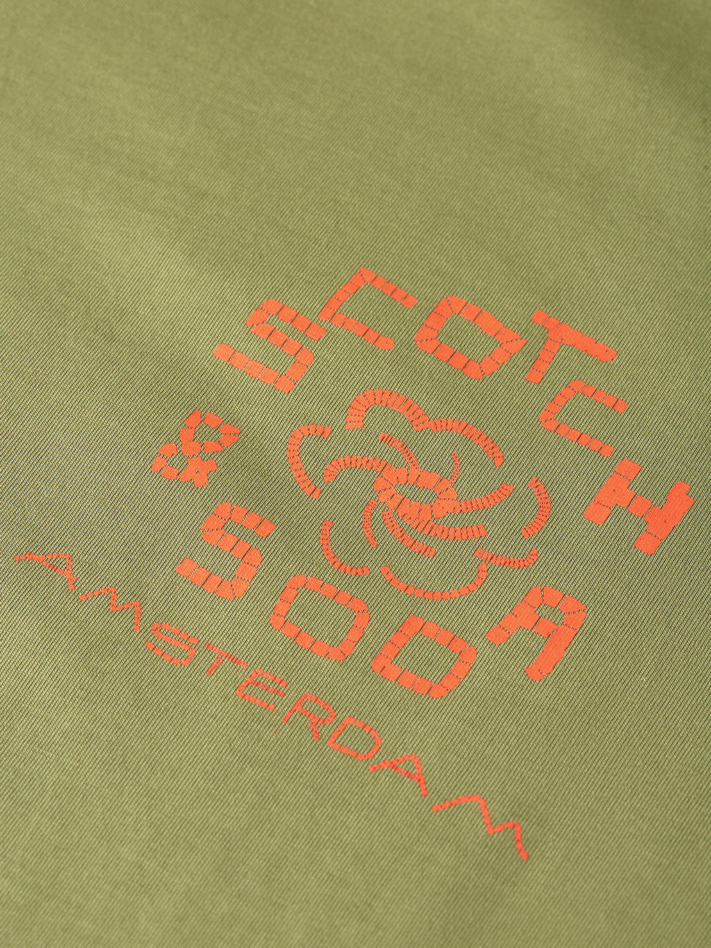 T-shirts korte mouw groen Scotch & Soda