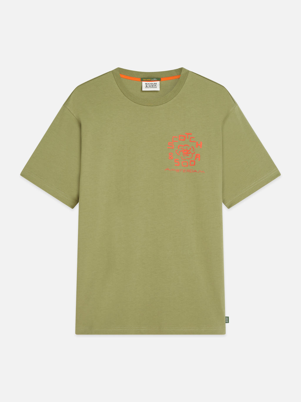 T-shirts korte mouw groen Scotch & Soda