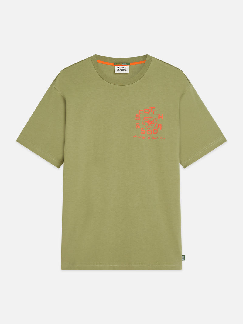 T-shirts korte mouw groen Scotch & Soda