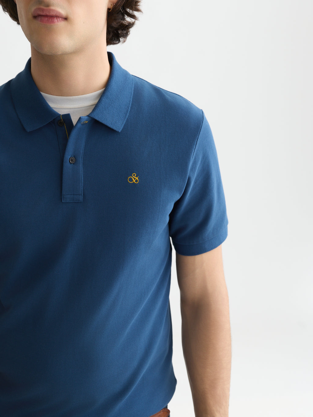 Polo's korte mouw blauw Scotch & Soda