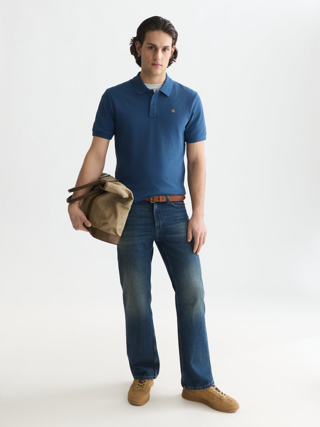 Polo's korte mouw blauw Scotch & Soda
