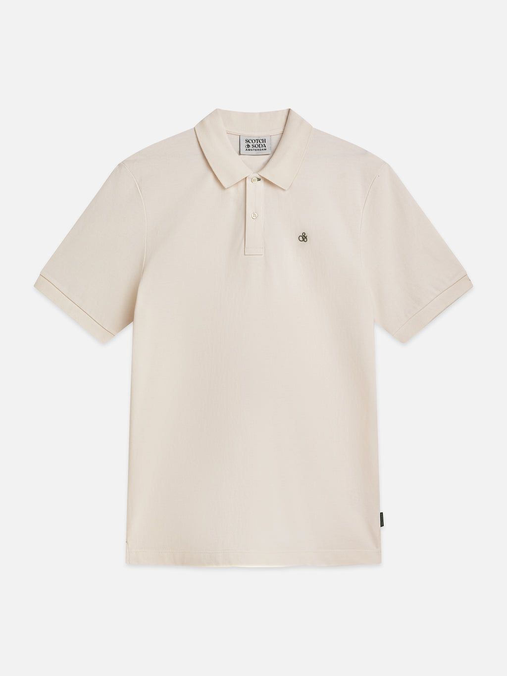 Polo's korte mouw beige Scotch & Soda