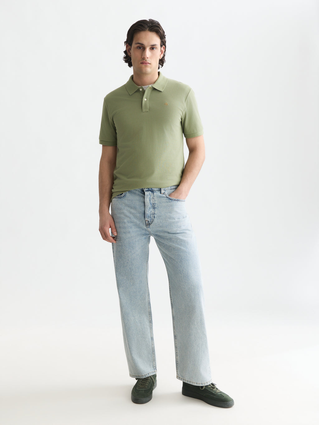 Polo's korte mouw groen Scotch & Soda