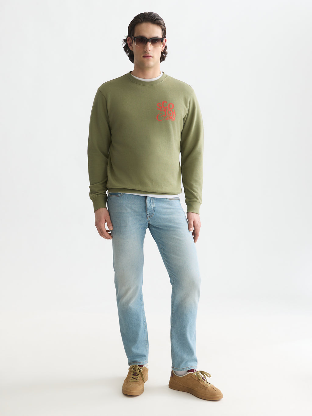 Sweaters groen Scotch & Soda