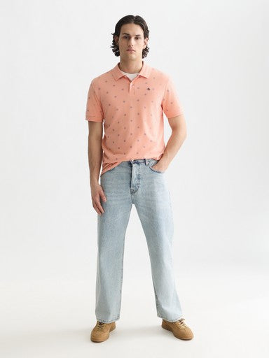 Polo's korte mouw roze Scotch & Soda