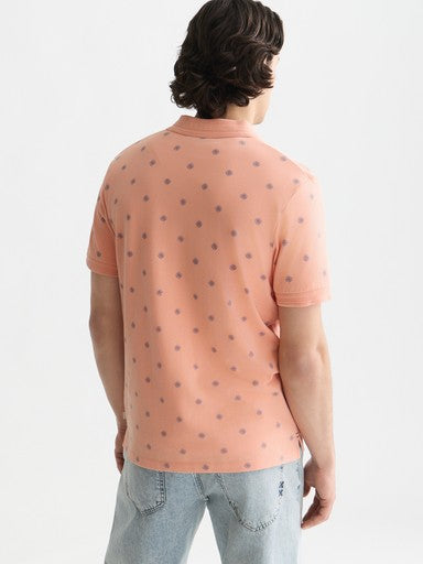 Polo's korte mouw roze Scotch & Soda
