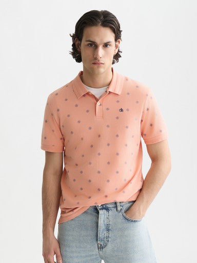 Polo's korte mouw roze Scotch & Soda