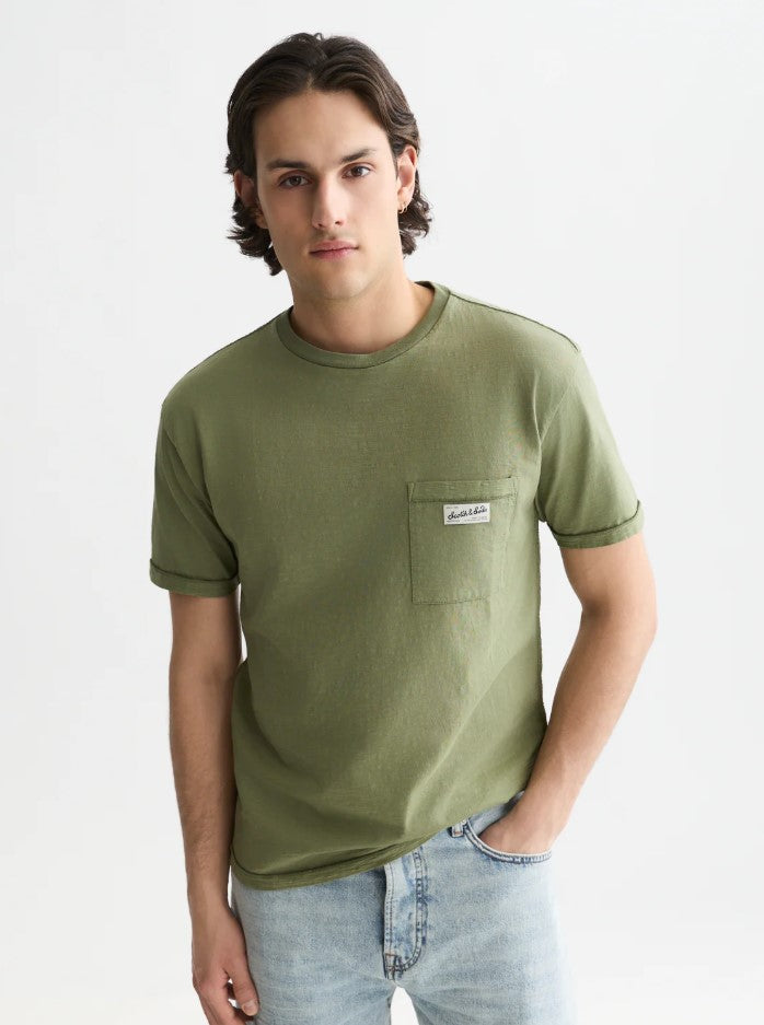 T-shirts korte mouw groen Scotch & Soda