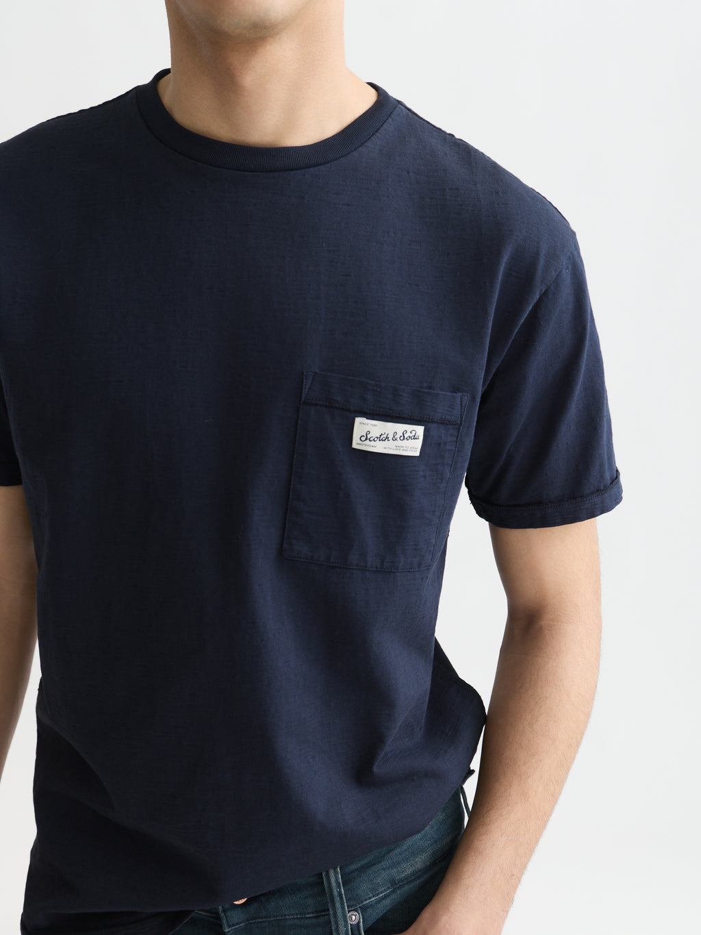 T-shirts korte mouw navy Scotch & Soda