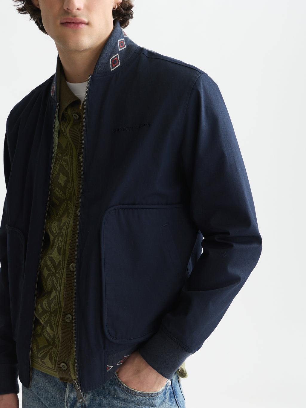 Jassen navy Scotch & Soda