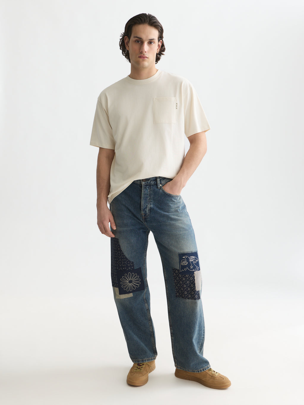 T-shirts korte mouw beige Scotch & Soda