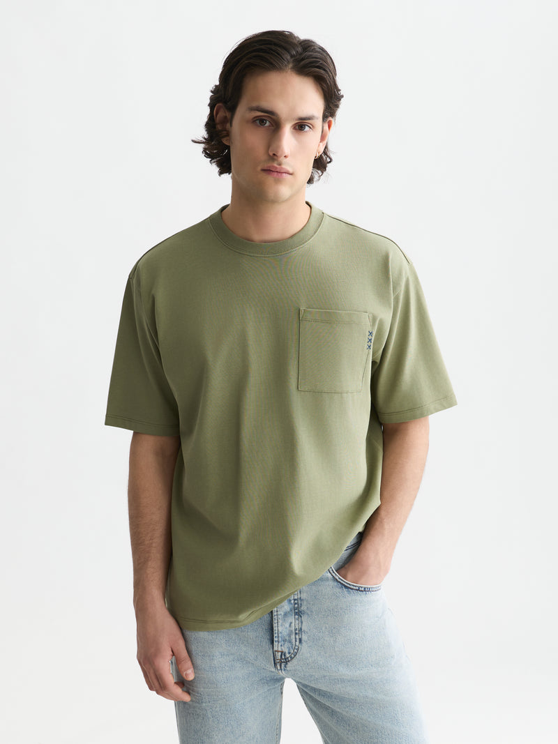 T-shirts korte mouw groen Scotch & Soda