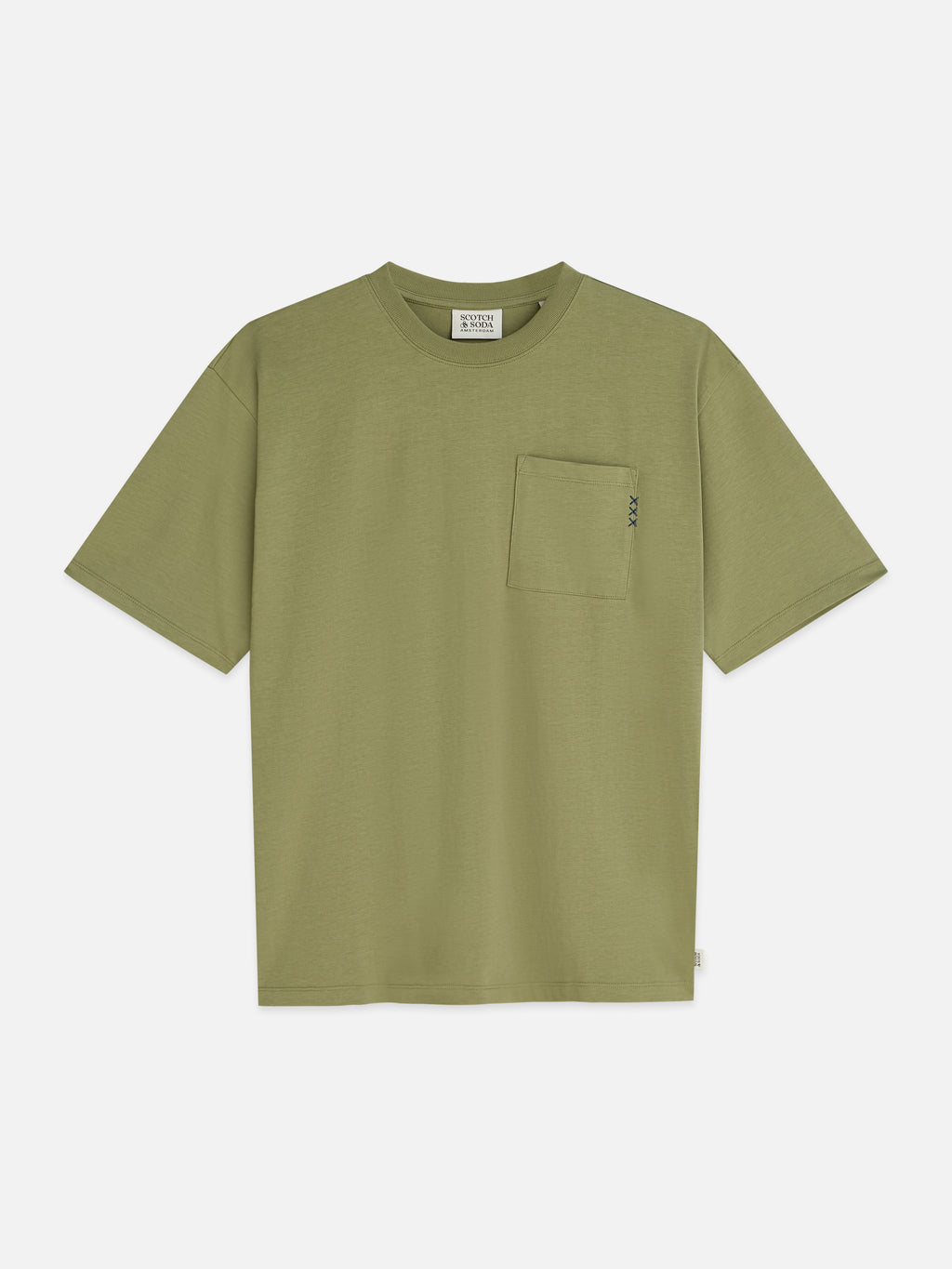T-shirts korte mouw groen Scotch & Soda