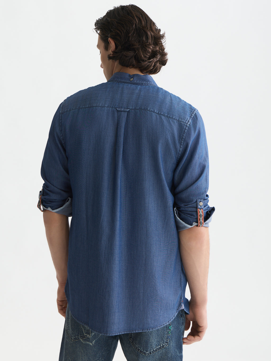 Hemden lange mouw blauw Scotch & Soda