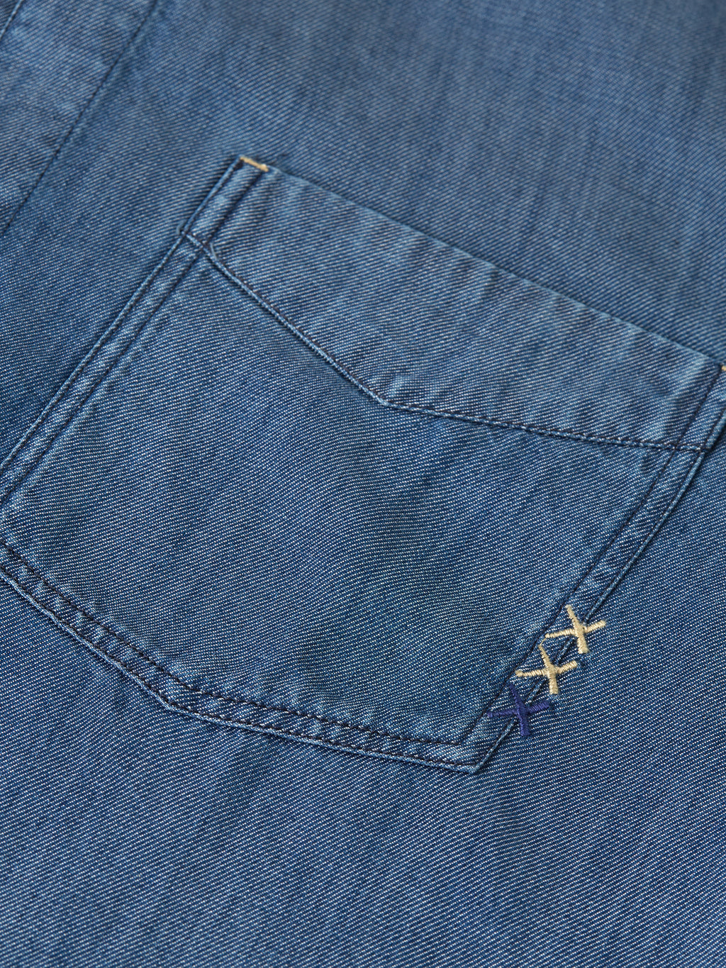 Hemden lange mouw blauw Scotch & Soda