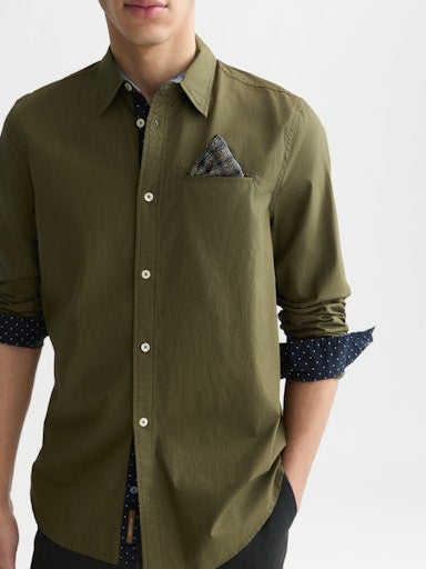Hemden lange mouw groen Scotch & Soda