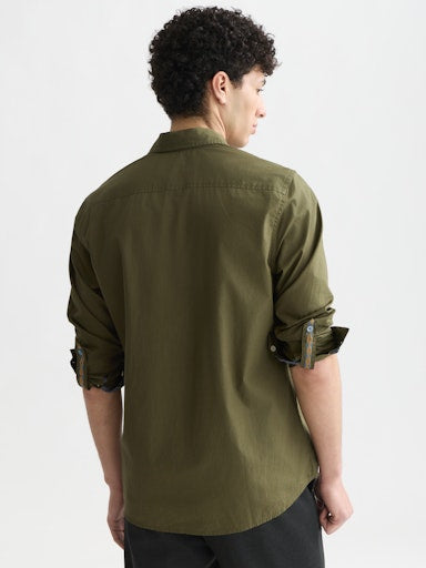 Hemden lange mouw groen Scotch & Soda