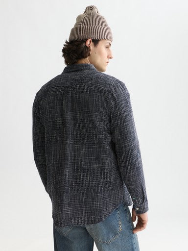 Hemden lange mouw blauw Scotch & Soda