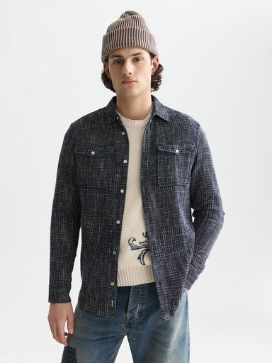 Hemden lange mouw blauw Scotch & Soda