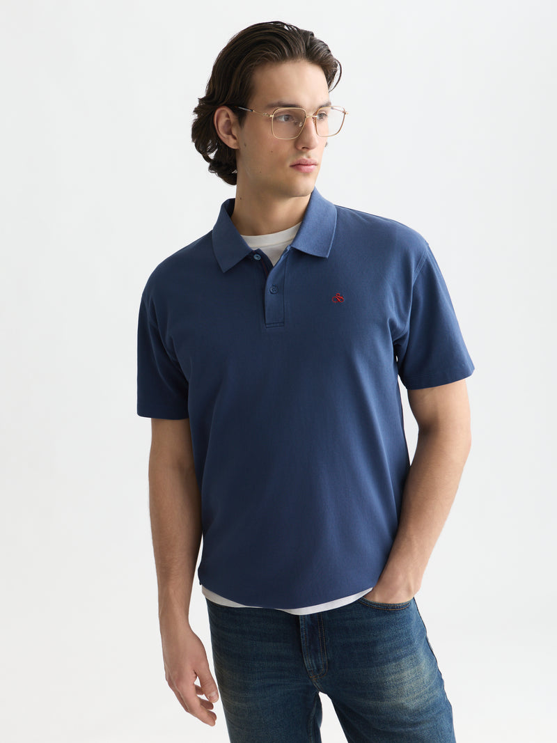 Polo's korte mouw blauw Scotch & Soda