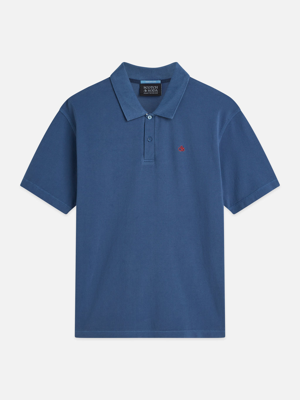 Polo's korte mouw blauw Scotch & Soda