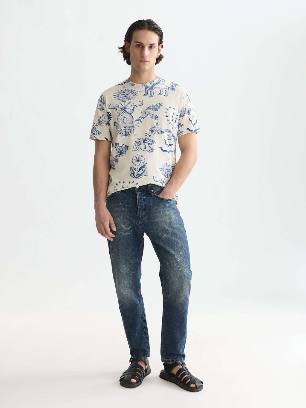 T-shirts korte mouw beige Scotch & Soda