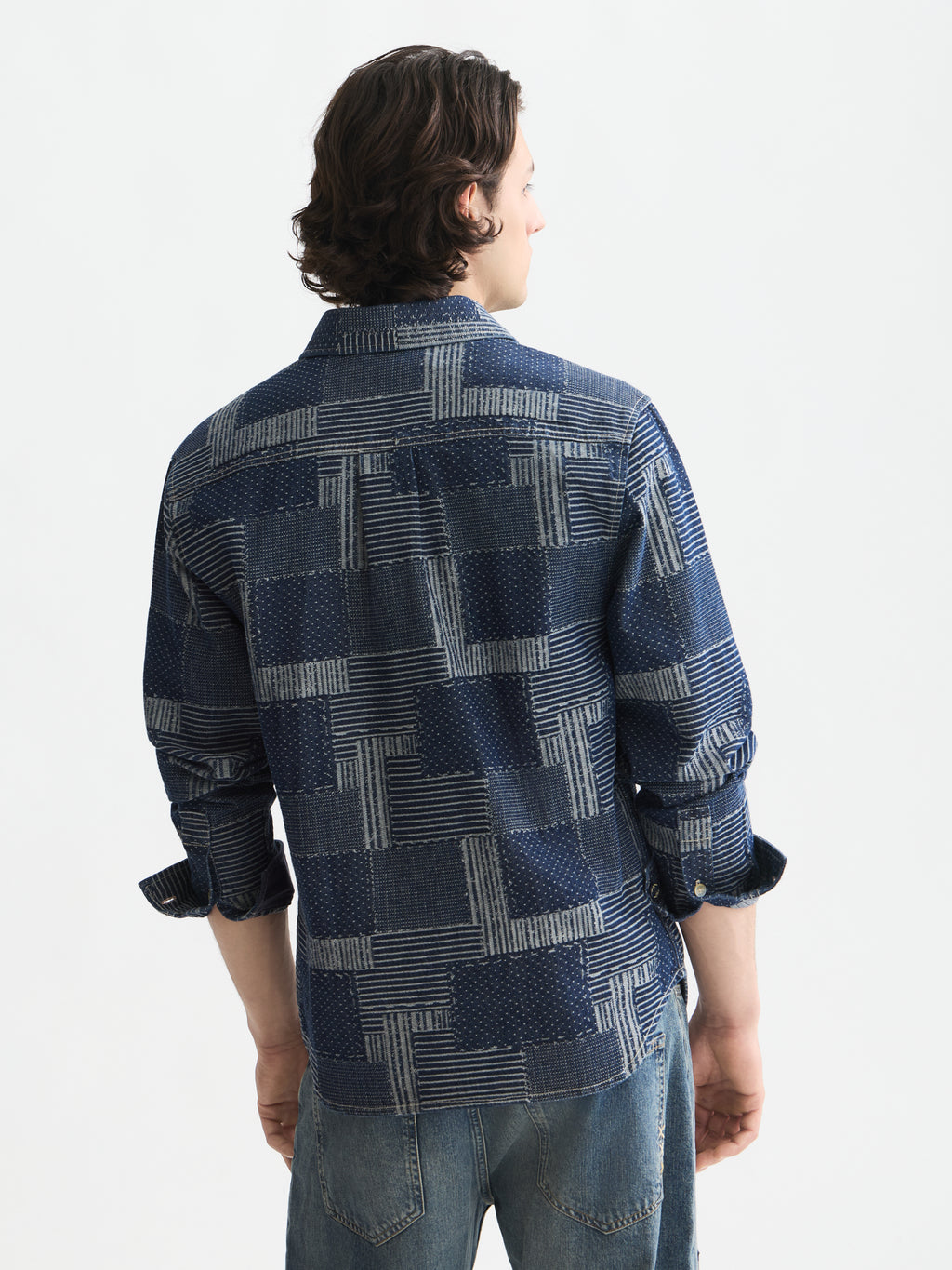 Hemden lange mouw blauw Scotch & Soda