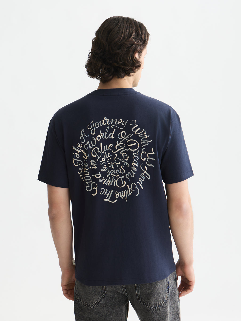 T-shirts korte mouw navy Scotch & Soda